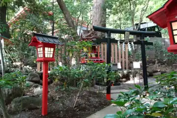 来宮神社の参道に三峯神社