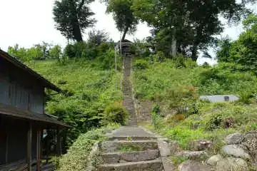 鶴川神社の石段