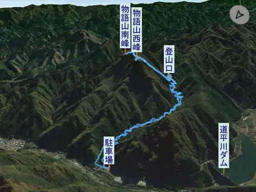 物語山・登山コース