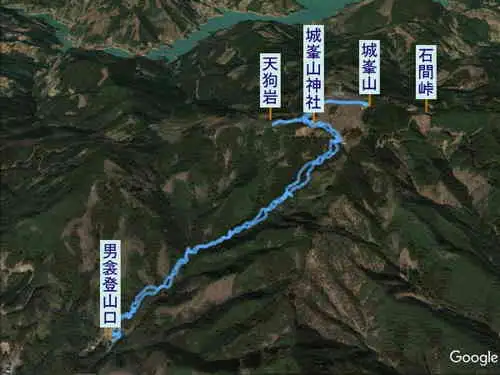 城峯山・登山コース