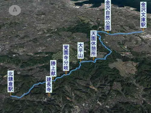 鎌倉アルプスから金沢自然公園・登山コース