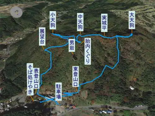 嵩山・登山コース