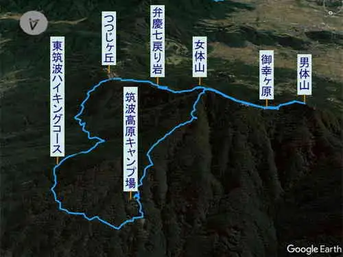 筑波山・登山コース