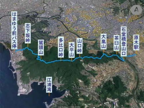 奥沼津アルプス・登山コース