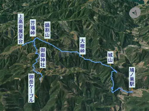 上高岩山から鍋割山・登山コース
