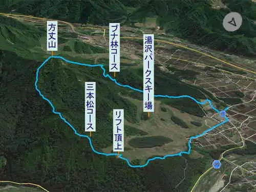 方丈山・登山コース