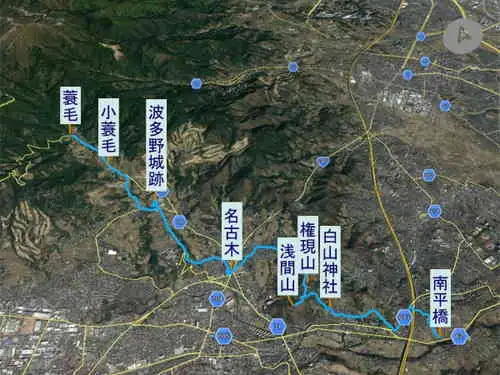 弘法大師と丹沢へのみち・登山コース