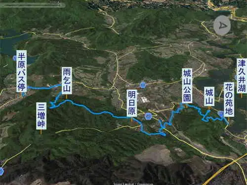 山里から津久井湖へのみち・登山コース