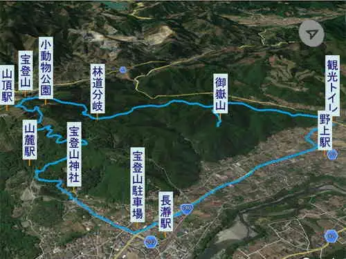 宝登山から長瀞アルプス・登山コース