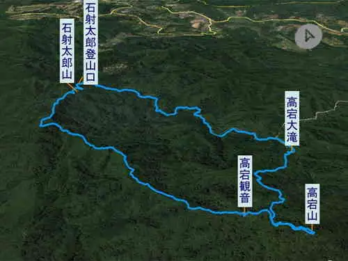 高宕山・登山コース