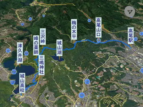 峰の薬師へのみち・登山コース