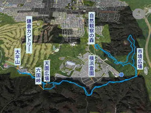 鎌倉アルプス・登山コース