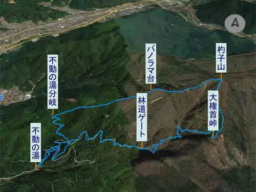 杓子山・登山コース
