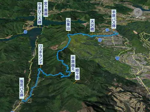丹沢山塊東辺のみち・登山コース