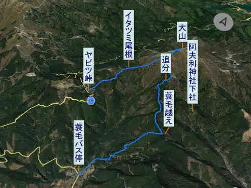 大山・登山コース