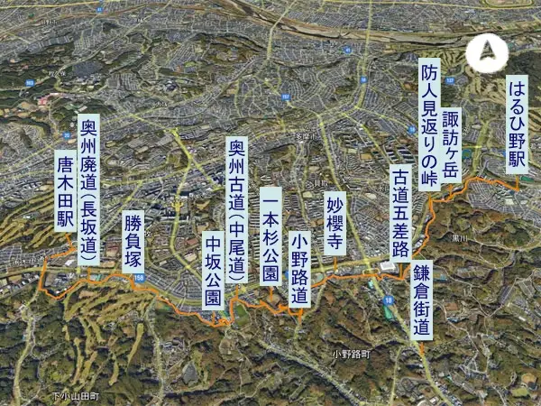 よこやまの道・登山コース