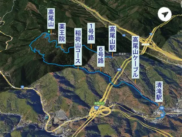 高尾山　登山コース