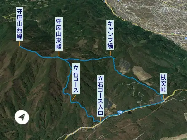 守屋山　登山コース