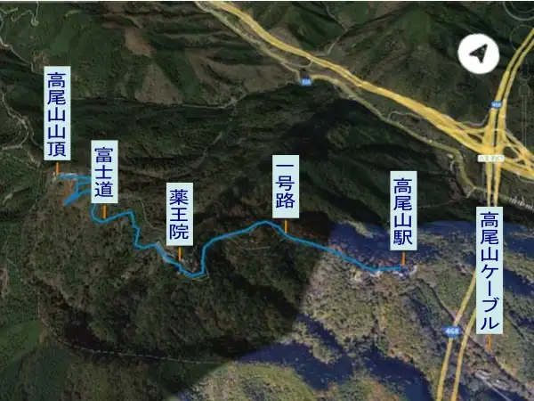 高尾山　ハイキングコース