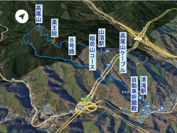 高尾山　ハイキングコース