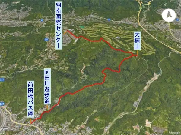 大楠山　登山コース
