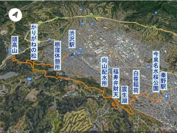 渋沢丘陵　ハイキングコース