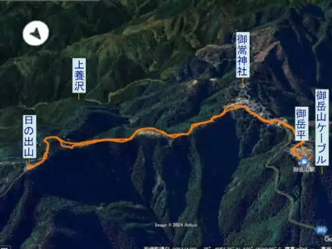日の出山　登山コース