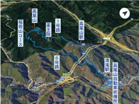 高尾山　登山コース