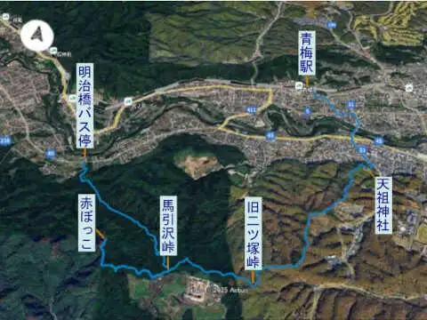 赤ぼっこ登山コース