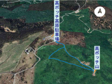 高ボッチ山登山コース