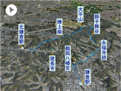 鎌倉アルプス登山コース