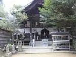 仙人の伝説が伝えられる古刹